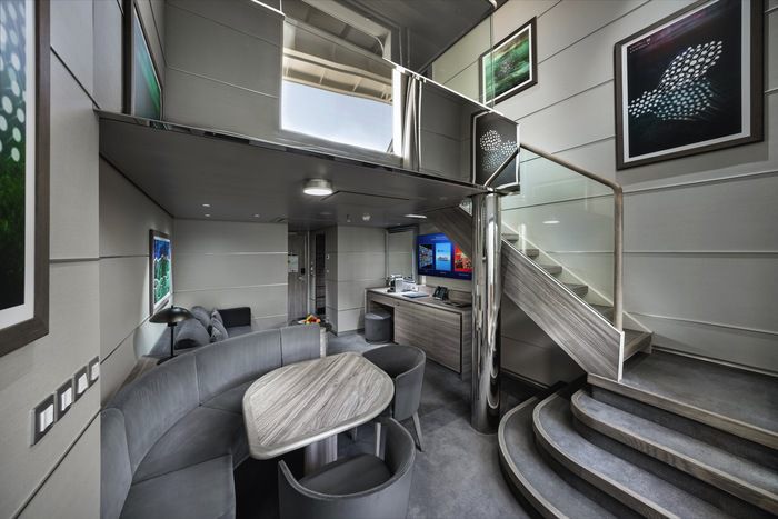 MSC Yacht Club Duplex Suite with Whirlpool
